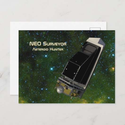 NEO Surveyor Asteroid Hunter Briefkaart (Voorkant / Achterkant)