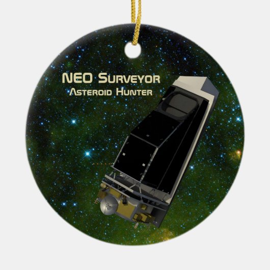 NEO Surveyor Asteroid Hunter Keramisch Ornament (Voorkant)