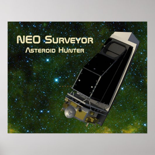 NEO Surveyor Asteroid Hunter Poster (Voorkant)