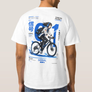 Neo Tokyo Bestanden 001 - Anime Techwear Cyberpunk T-shirt