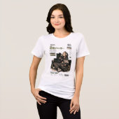 Neo Tokyo-bestanden 005 - Digitale hacker Tri-Blend Shirt (Voorkant volledig)
