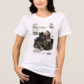 Neo Tokyo-bestanden 005 - Digitale hacker Tri-Blend Shirt (Voorkant)