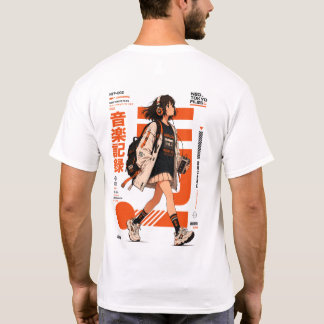 Neo Tokyo Files 002 - Retro Anime Muziek Techwear T-shirt