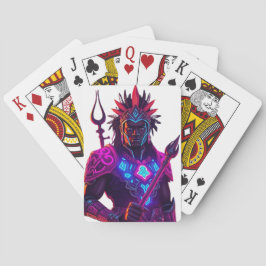 Neo-Tribal Royalty Poker Kaart