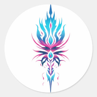 Neo-Tribal Sigil Ronde Sticker