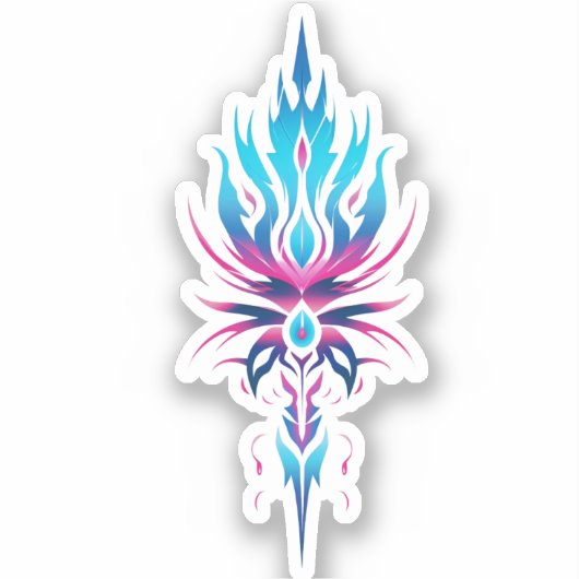 Neo-Tribal Sigil Sticker (Voorkant)