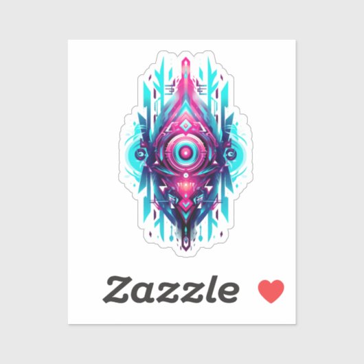 Neo-Tribal Sigil Sticker (Vel)