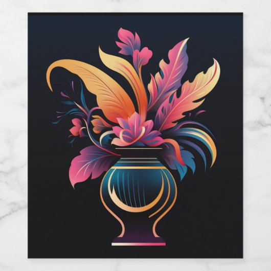 NEO VAAS #1 WIJN ETIKET (Enkel label)