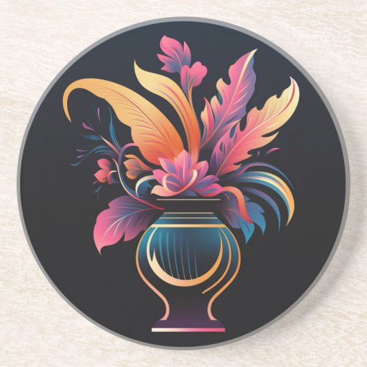 NEO VAAS #1 ZANDSTEEN ONDERZETTER (Voorkant)