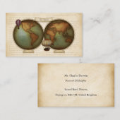 Neo-Victoriaans kaart persoonlijke oproepkaart Visitekaartje (Voorkant / Achterkant)