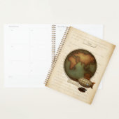 Neo-Victoriaans Logboek van de Ontdekkingsreiziger Planner (Display)