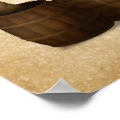 Neo-Victoriaans wereldreiziger Atlas Steampunk Poster (Hoek)