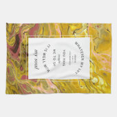Neo Yellow Marble Christelijk Hymn Kitchen Towel Theedoek (Horizontaal)