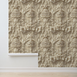 Neoclassicisme Bloemen Tand Dental Clinic Decor Behang