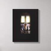 Neoclassicistisch marmeren beeldhouwdoek canvas afdruk (Voorkant)