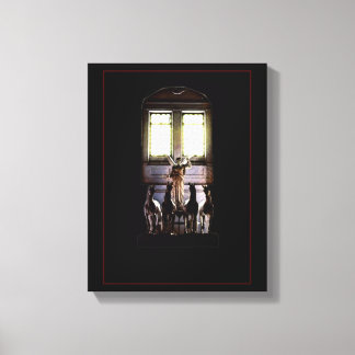 Neoclassicistisch marmeren beeldhouwdoek canvas afdruk