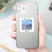 Neoclassicistische architectuur in historisch Maza Sticker (Telefoon)