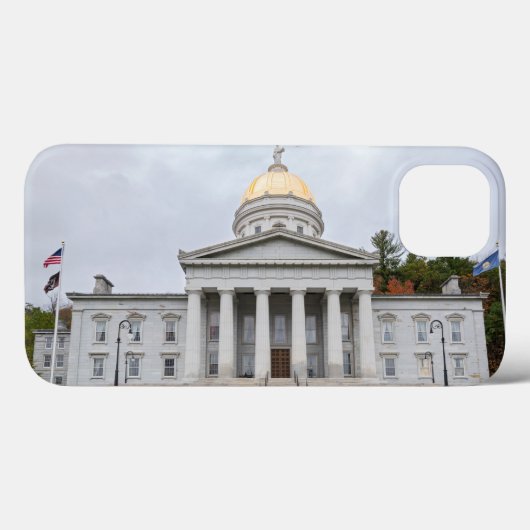 neoclassiek staatskapitolgebouw in montpelier Case-Mate iPhone case (Achterkant (horizontaal))