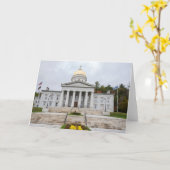 neoclassiek staatskapitolgebouw in montpelier kaart (Gele Bloem)