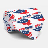 Neocon Chickenhawk Logo Stropdas (Opgerold)
