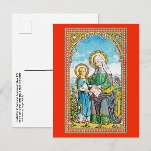 NeoGothic St. Anne en Young Mary (SAU 29) Briefkaart (Voorkant / Achterkant)