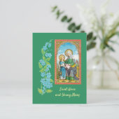 NeoGothic St. Anne en Young Mary (SAU 29) Briefkaart (Staand voorkant)