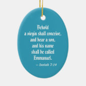 NeoGothic St. Anne en Young Mary (SAU 29) Keramisch Ornament (Achterkant)