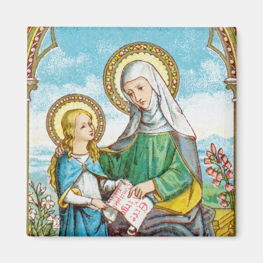 NeoGothic St. Anne en Young Mary (SAU 29) Magneet (Voorkant)