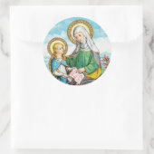 NeoGothic St. Anne en Young Mary (SAU 29) Ronde Sticker (Tas)