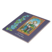 NeoGothic St. Anne en Young Mary (SAU 29) Tegeltje (Zijkant)