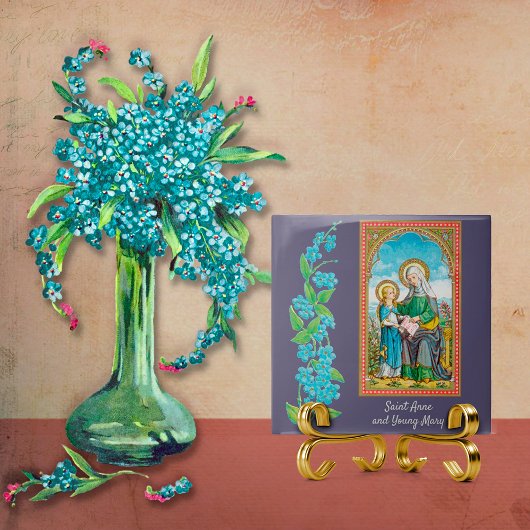 NeoGothic St. Anne en Young Mary (SAU 29) Tegeltje