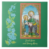 NeoGothic St. Anne en Young Mary (SAU 29) Tegeltje (Voorkant)