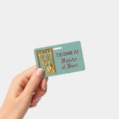 NeoGothic St. Cecilia of Rome (BNG 02) Badge (Handheld)