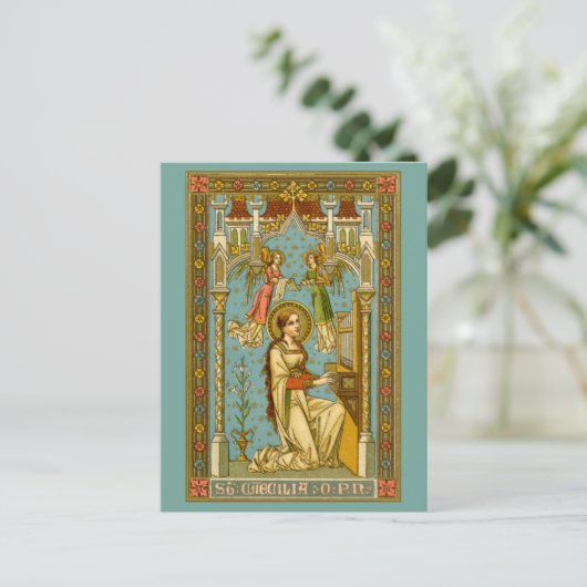 NeoGothic St. Cecilia of Rome (BNG 02) Briefkaart (Staand voorkant)