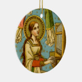 NeoGothic St. Cecilia of Rome (in detail; BNG 02)  Keramisch Ornament (Rechts)