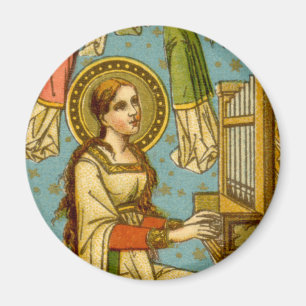 NeoGothic St. Cecilia of Rome (in detail; BNG 02) Magneet