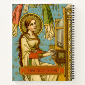 NeoGothic St. Cecilia of Rome (in detail; BNG 02) Notitieboek (Achterkant)