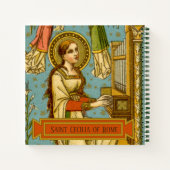 NeoGothic St. Cecilia of Rome (in detail; BNG 02) Notitieboek (Achterkant)