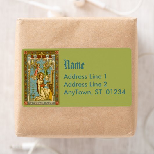 NeoGothic St. Cecilia van Rome (BNG 02) Etiket (Insitu)