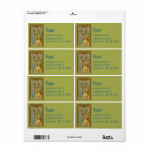 NeoGothic St. Cecilia van Rome (BNG 02) Etiket (Full Sheet)