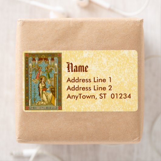 NeoGothic St. Cecilia van Rome (BNG 02) Etiket (Insitu)