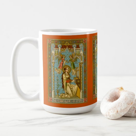 NeoGothic St. Cecilia van Rome (BNG 02) Koffiemok (Met donut)