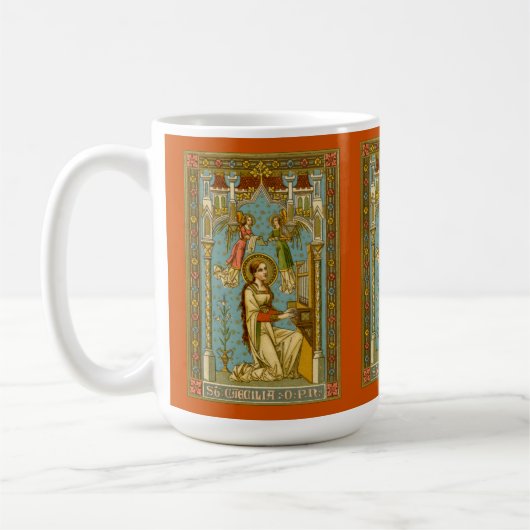 NeoGothic St. Cecilia van Rome (BNG 02) Koffiemok (Links)