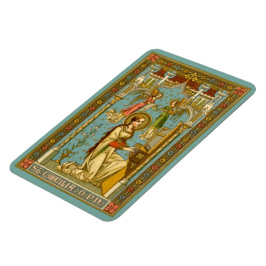 NeoGothic St. Cecilia van Rome (BNG 02) Magneet (Linkerzijde)