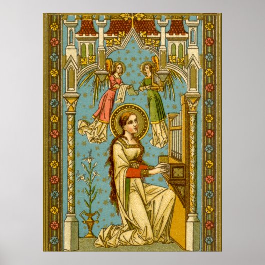 NeoGothic St. Cecilia van Rome (BNG 02) Poster (Voorkant)
