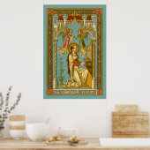 NeoGothic St. Cecilia van Rome (BNG 02) Poster (Keuken)