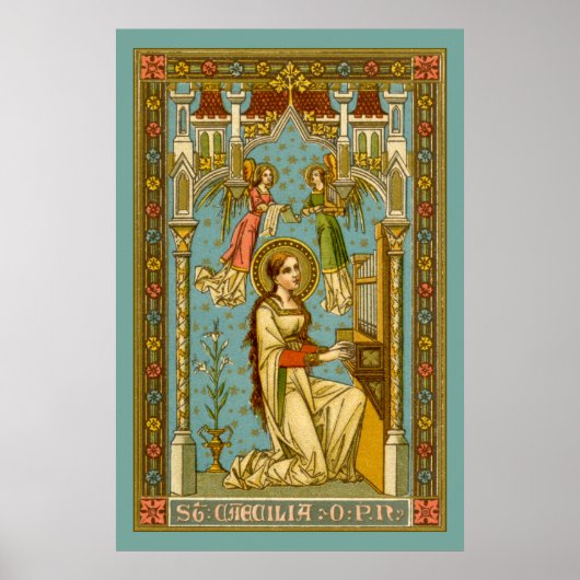 NeoGothic St. Cecilia van Rome (BNG 02) Poster (Voorkant)