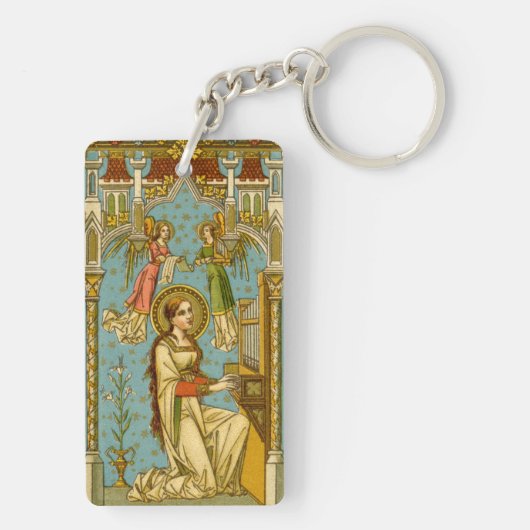 NeoGothic St. Cecilia van Rome (BNG 02) Sleutelhanger (achterkant)