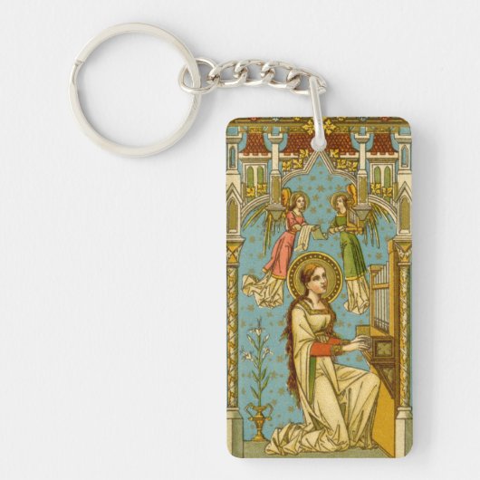 NeoGothic St. Cecilia van Rome (BNG 02) Sleutelhanger (Voorkant)