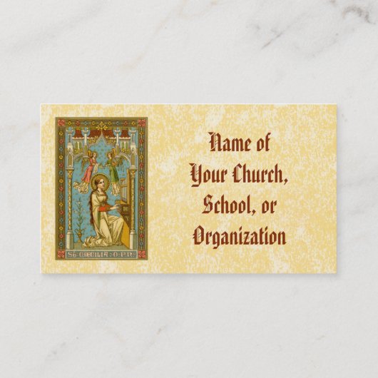 NeoGothic St. Cecilia van Rome (BNG 02) Visitekaartje (Achterkant)